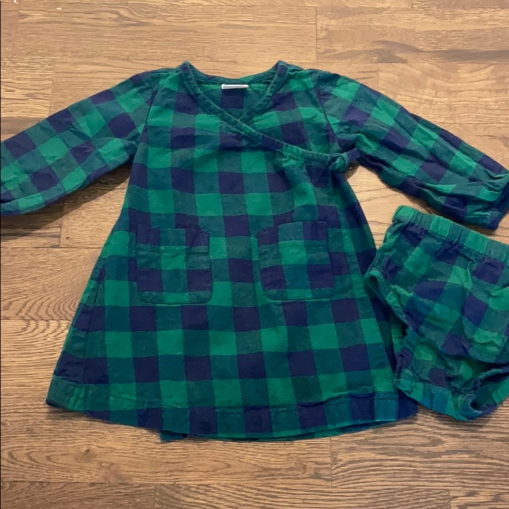 Hanna Plaid Dress-85 cm (2T)